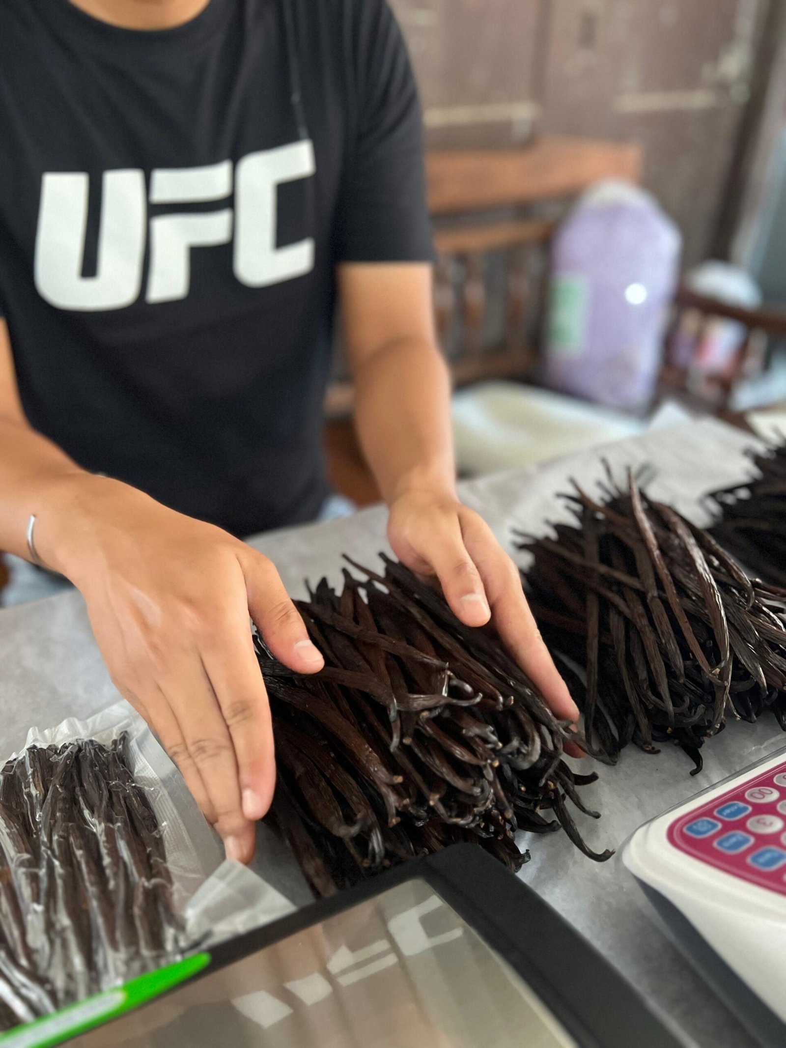 Gourmet vanilla beans